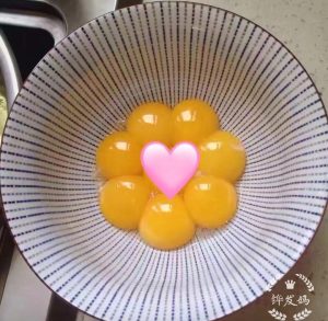 Add the salt to the yolks and beat gently
