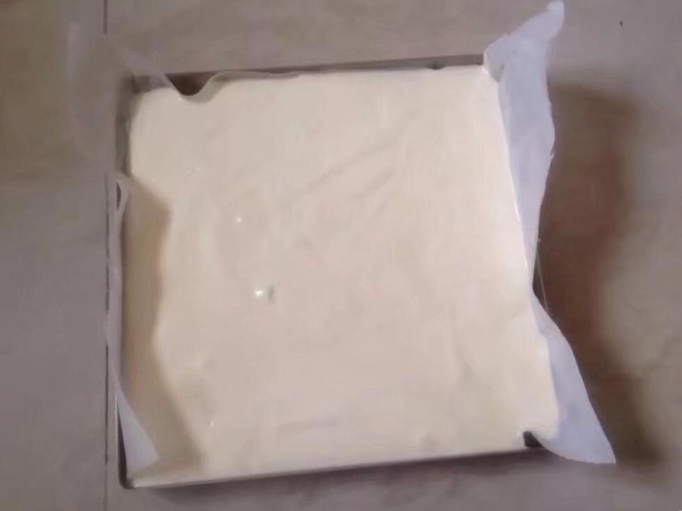 Pour the batter into the mold