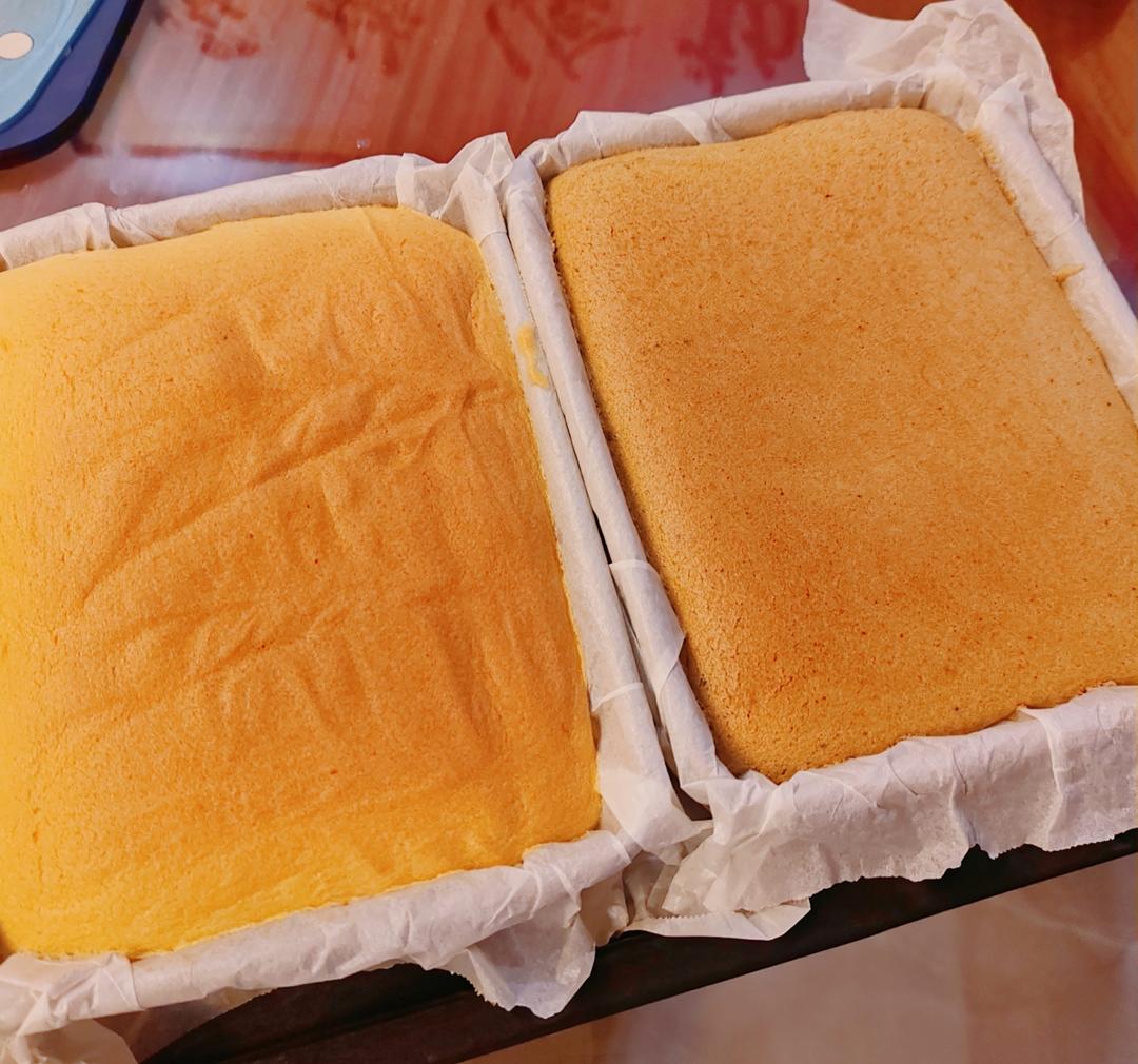 Steam-baked milk chiffon cake (zheng kao niu nai dan gao) - a pale, tall, custard-soft chiffon cake with a smooth, uncracked top