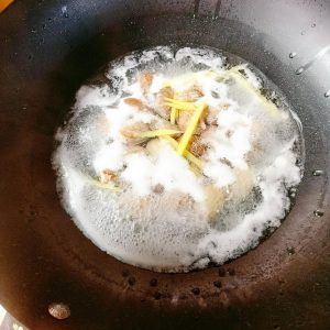 Boil the clams just until their shells open