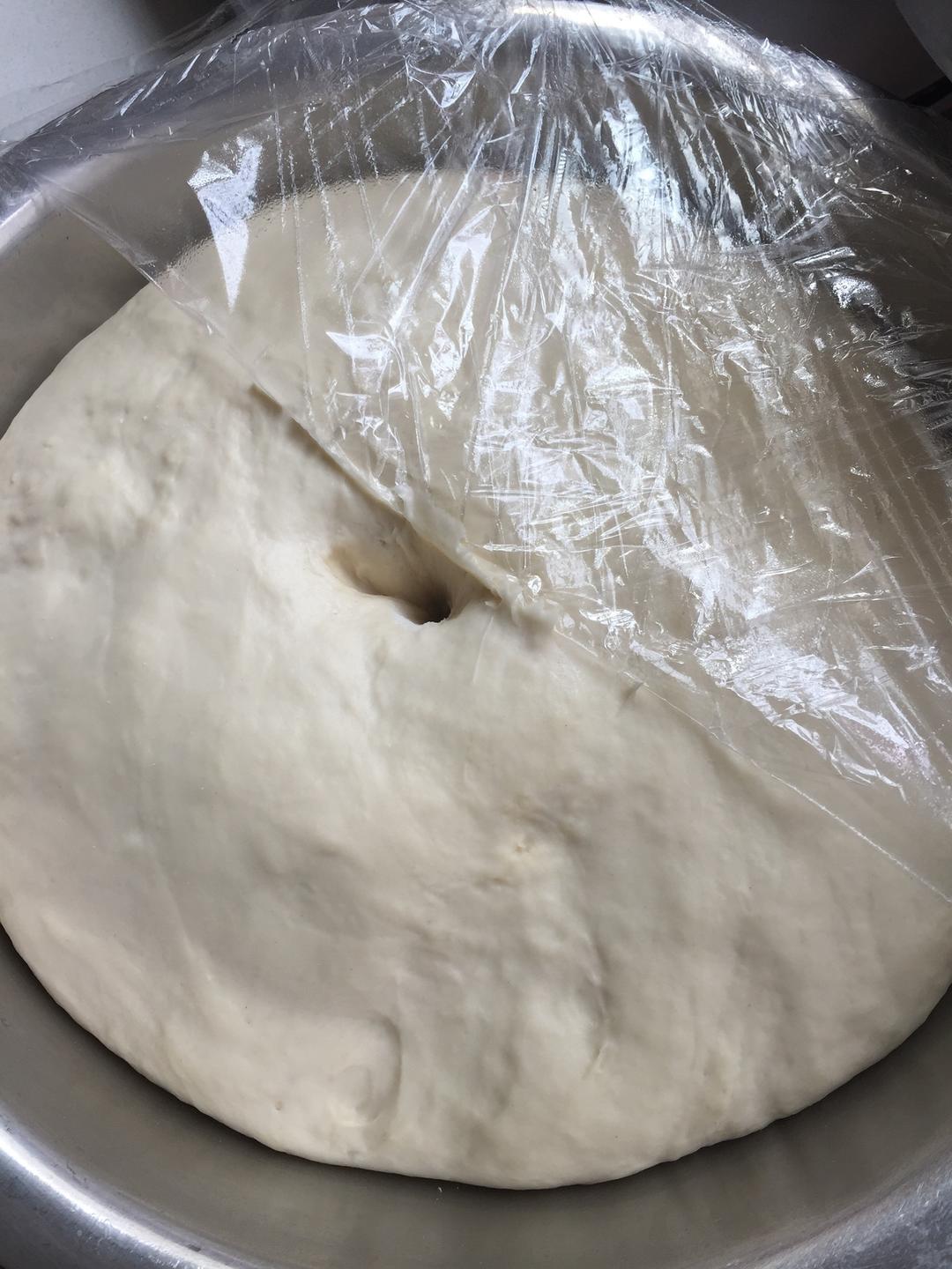 First Fermentation: Cover the bowl and let the