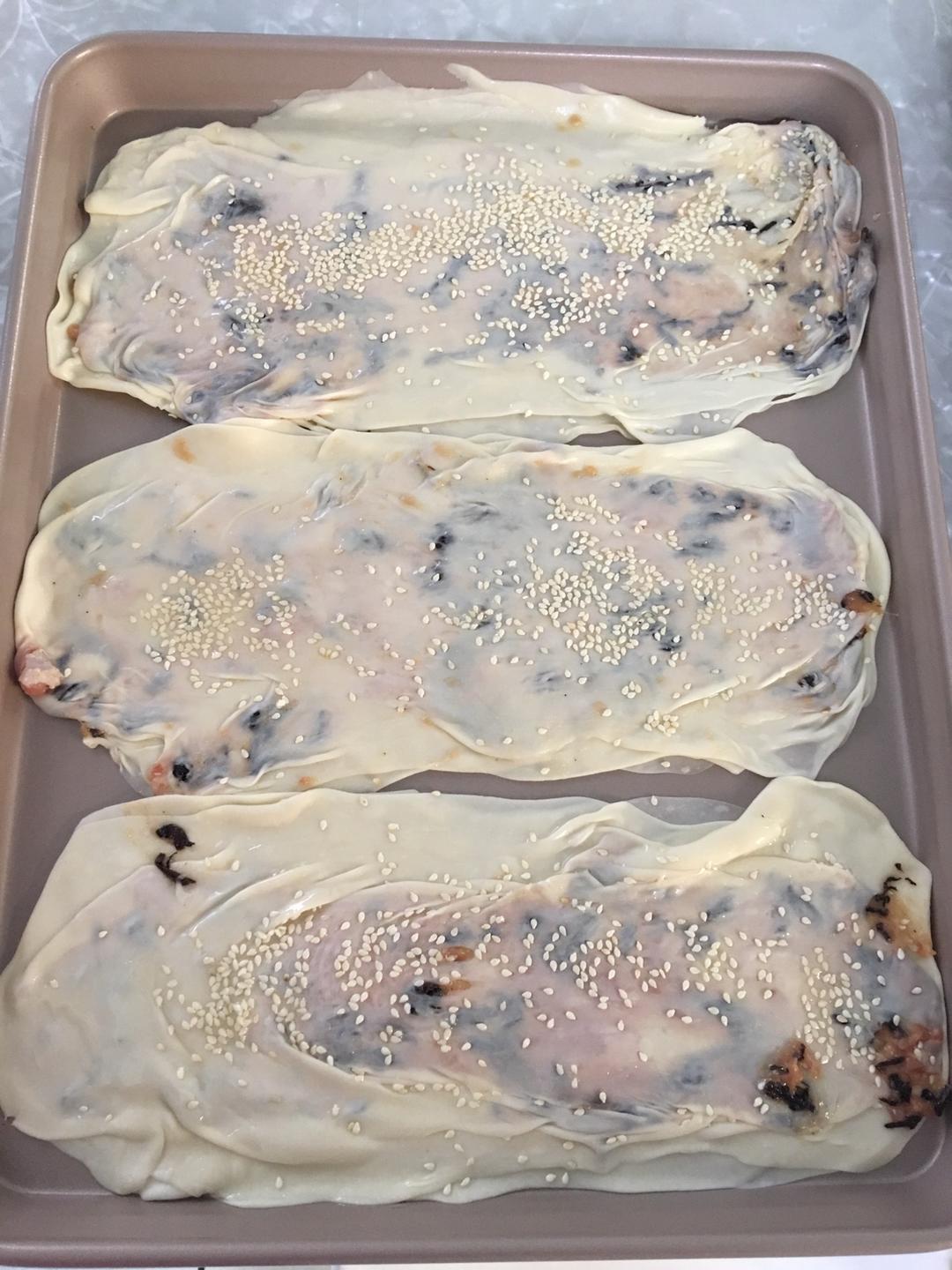 Place the flatbreads on a greased baking sheet