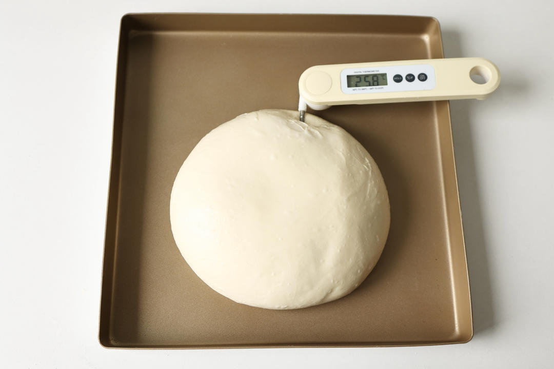 Turn out, round, and hold the dough temperatu