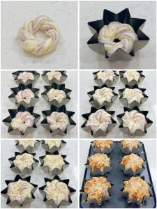 Pull the warm star buns apart