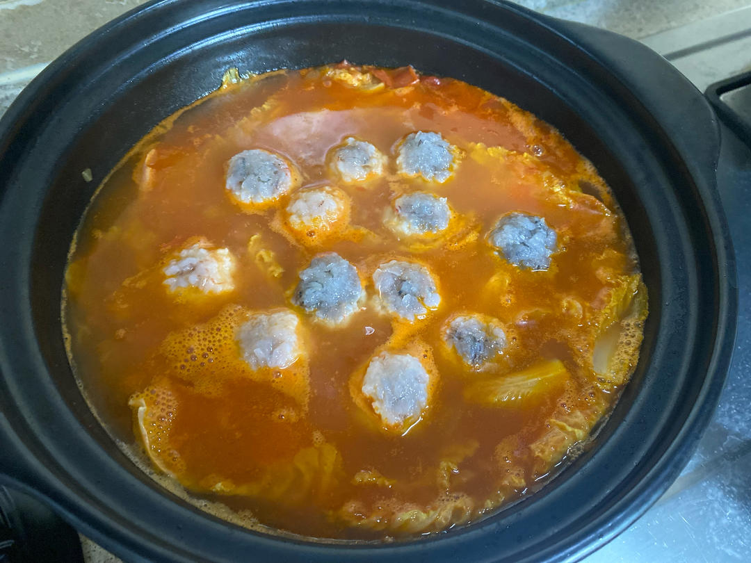 When the pot comes to a boil, drop in the shr