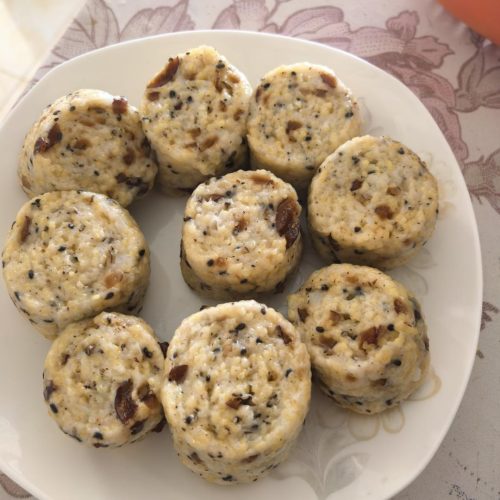 Yam millet and jujube steamed buns