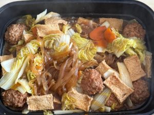 Once the vermicelli are soft and have soaked up the sauce, taste, adjust the seasoning, and serve.