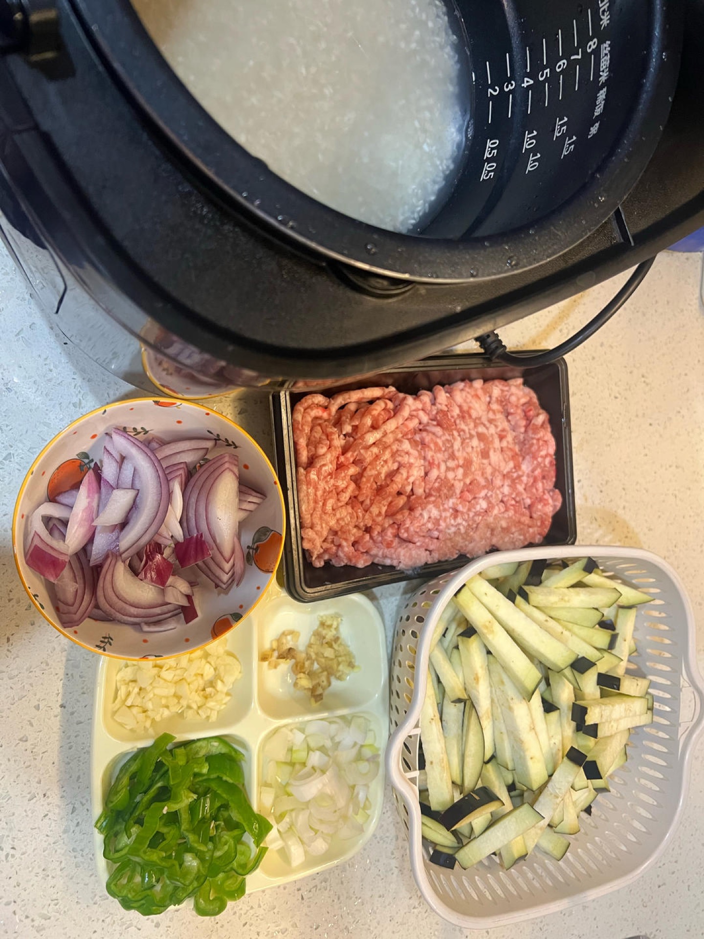When cooking the rice, add one tablespoon of cooking oil to the pot.