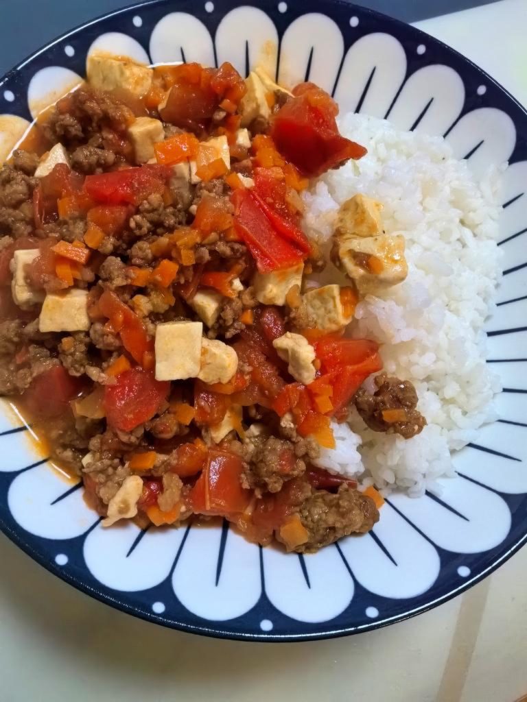 Braised Tofu with Tomato and Minced Pork (西红柿炖豆腐): Tangy Tomato,