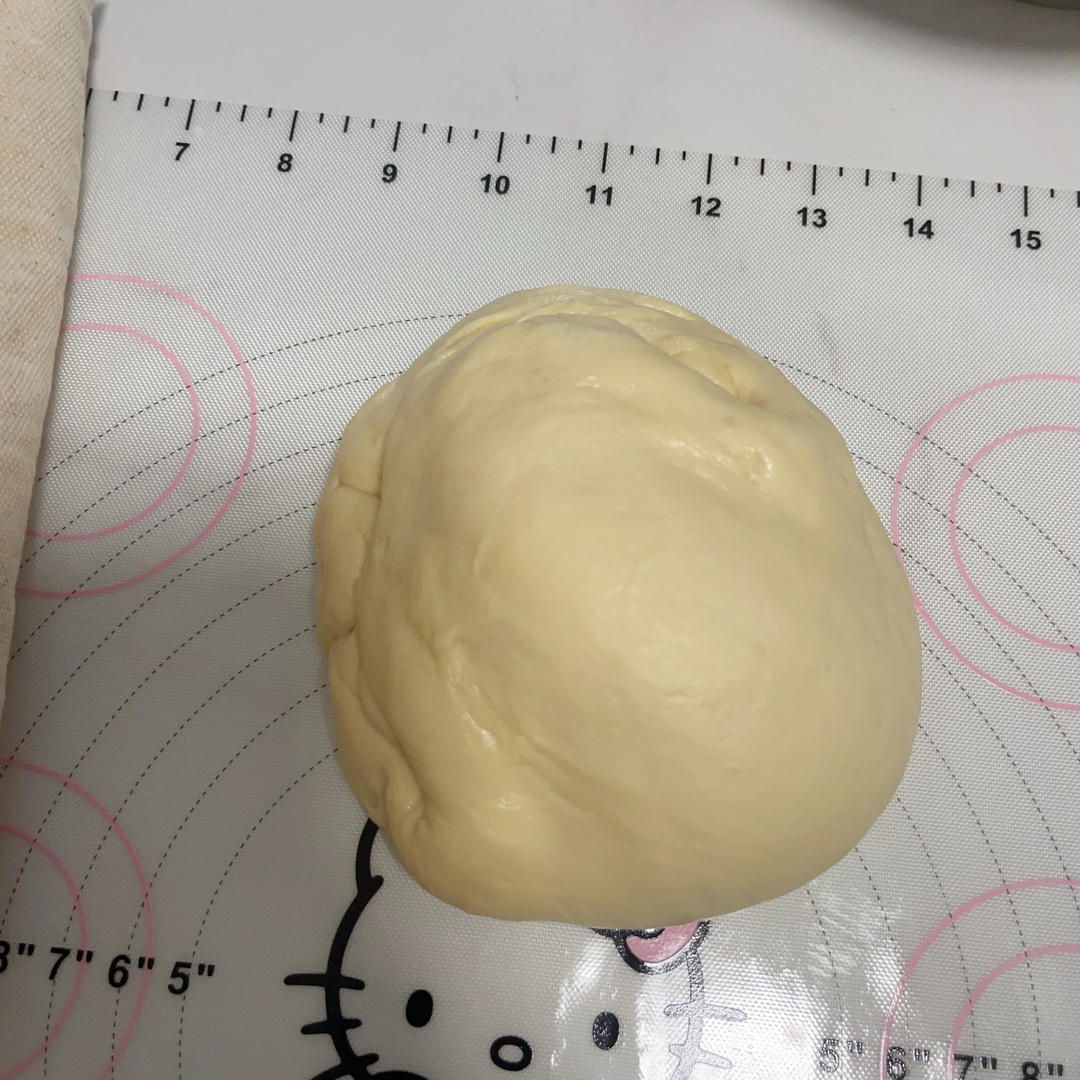 Coiling the dough into a round and chilling it