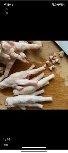 Snip off the nails on each foot with kitchen shears.