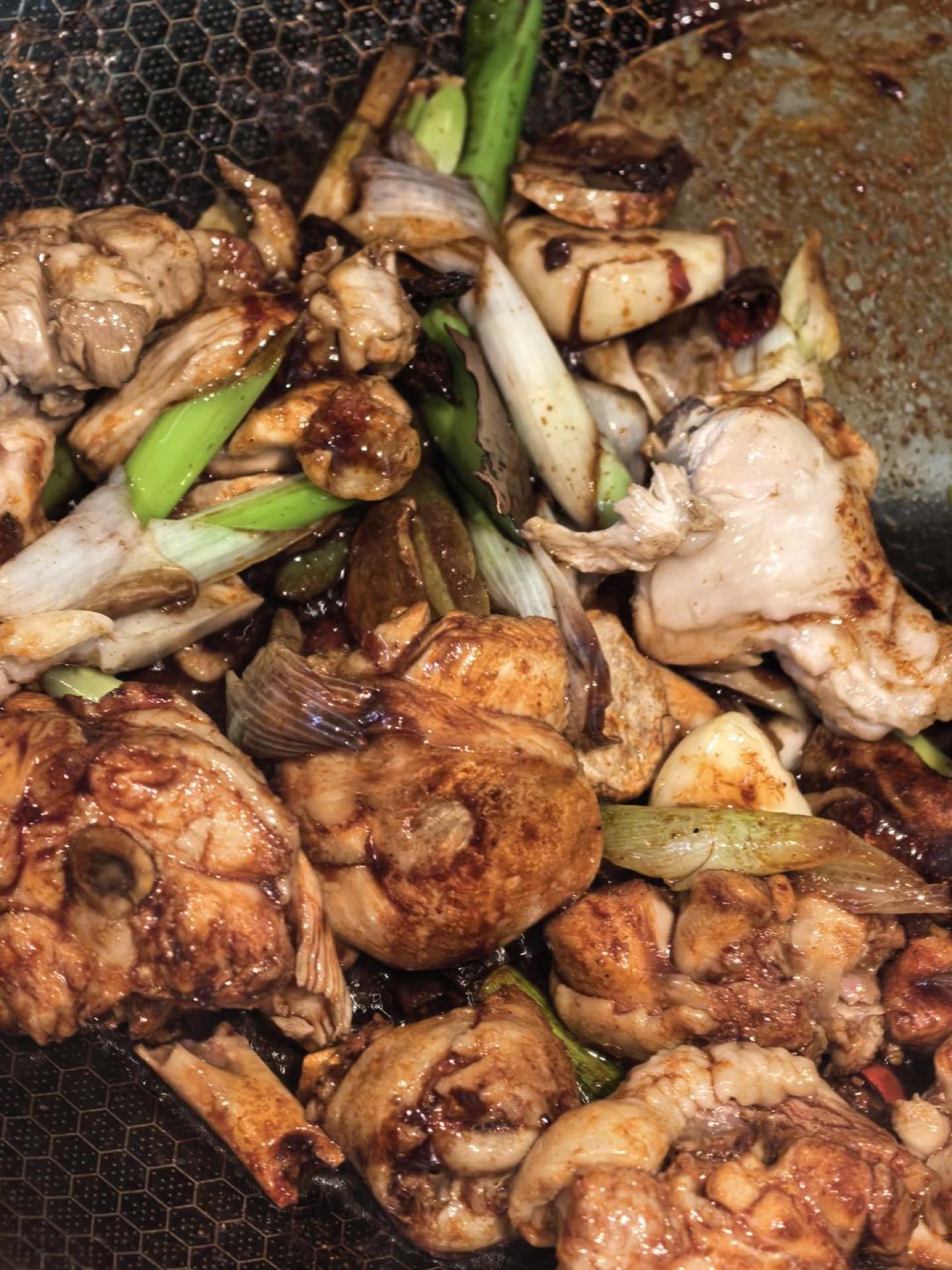 Sauces added to the chicken