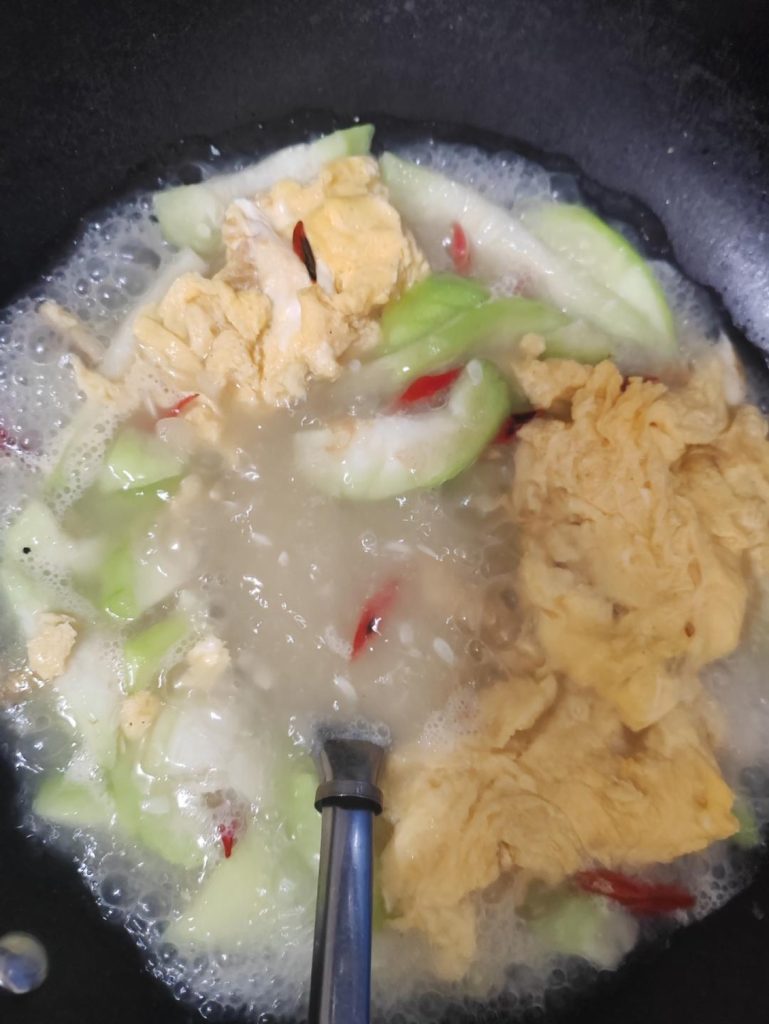 Luffa and Egg Soup (丝瓜蛋汤): Silky Luffa in Milky Egg Broth