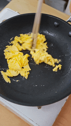 Since it returns to the pan later, don't over