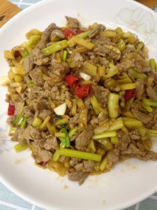 Slide everything onto a plate and serve immediately — spicy, fragrant, and perfect over rice.
