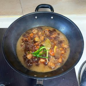 Simmer over low heat about 40 minutes