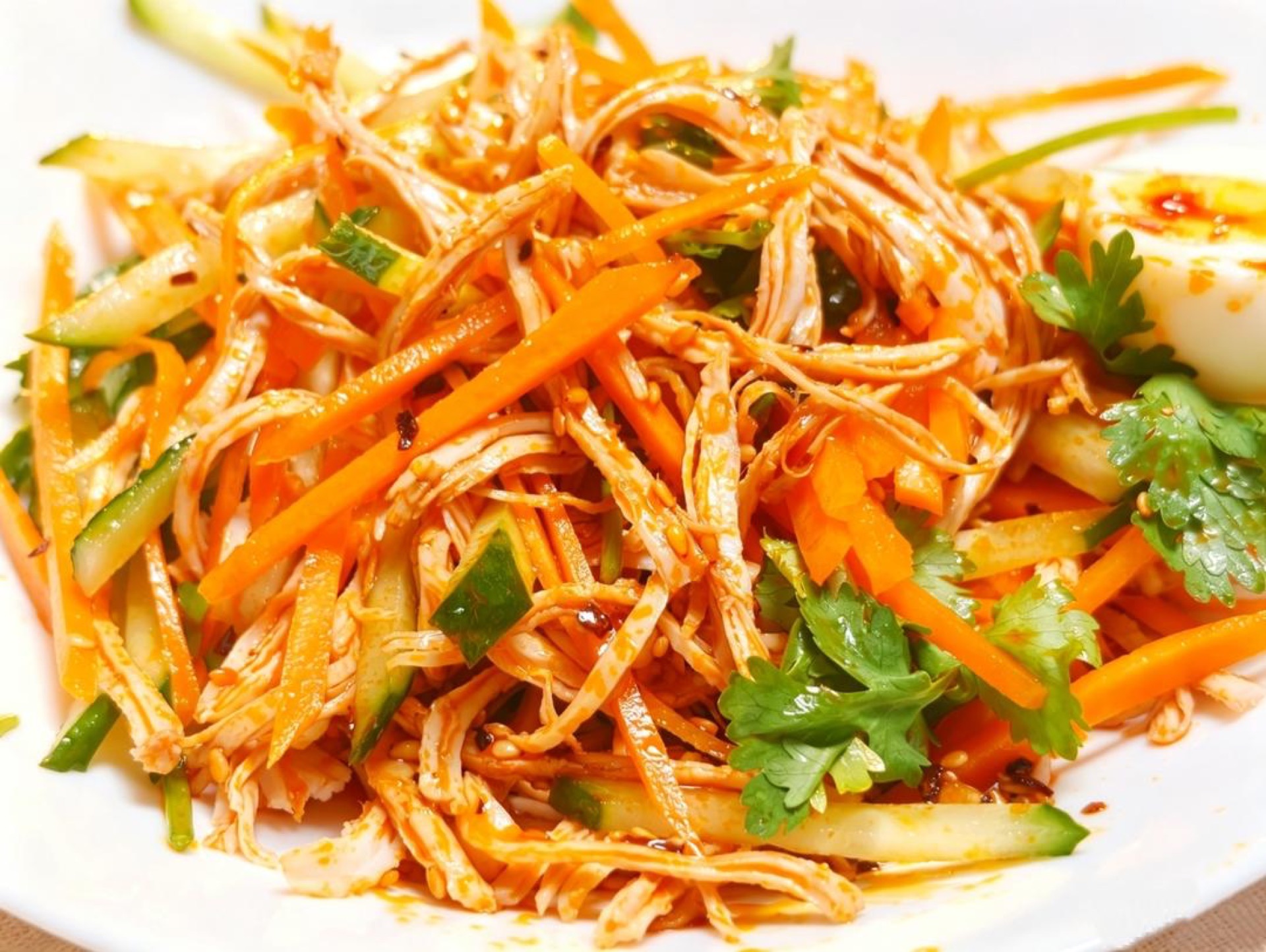 One pour and one toss gives you a fragrant, fiery, low-fat dish the whole family will reach for again and again.