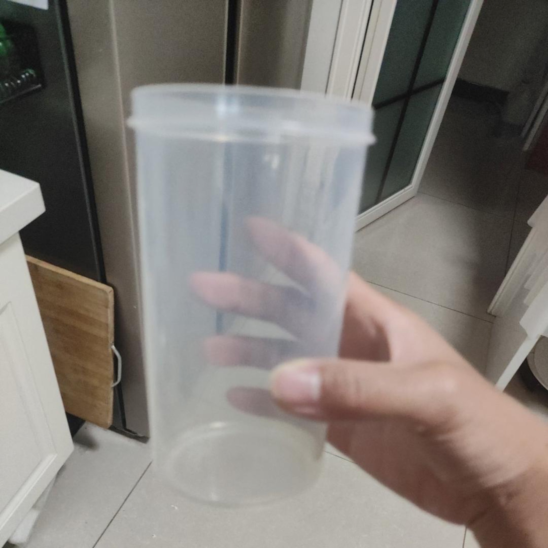Yeast dissolved in warm water and mixed into flour