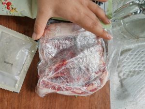 Pick lamb ribs with very little bone and a good amount of fat; if the lamb is frozen, thaw it in the refrigerator a day ahead instead of using hot water or leaving it at room tempe