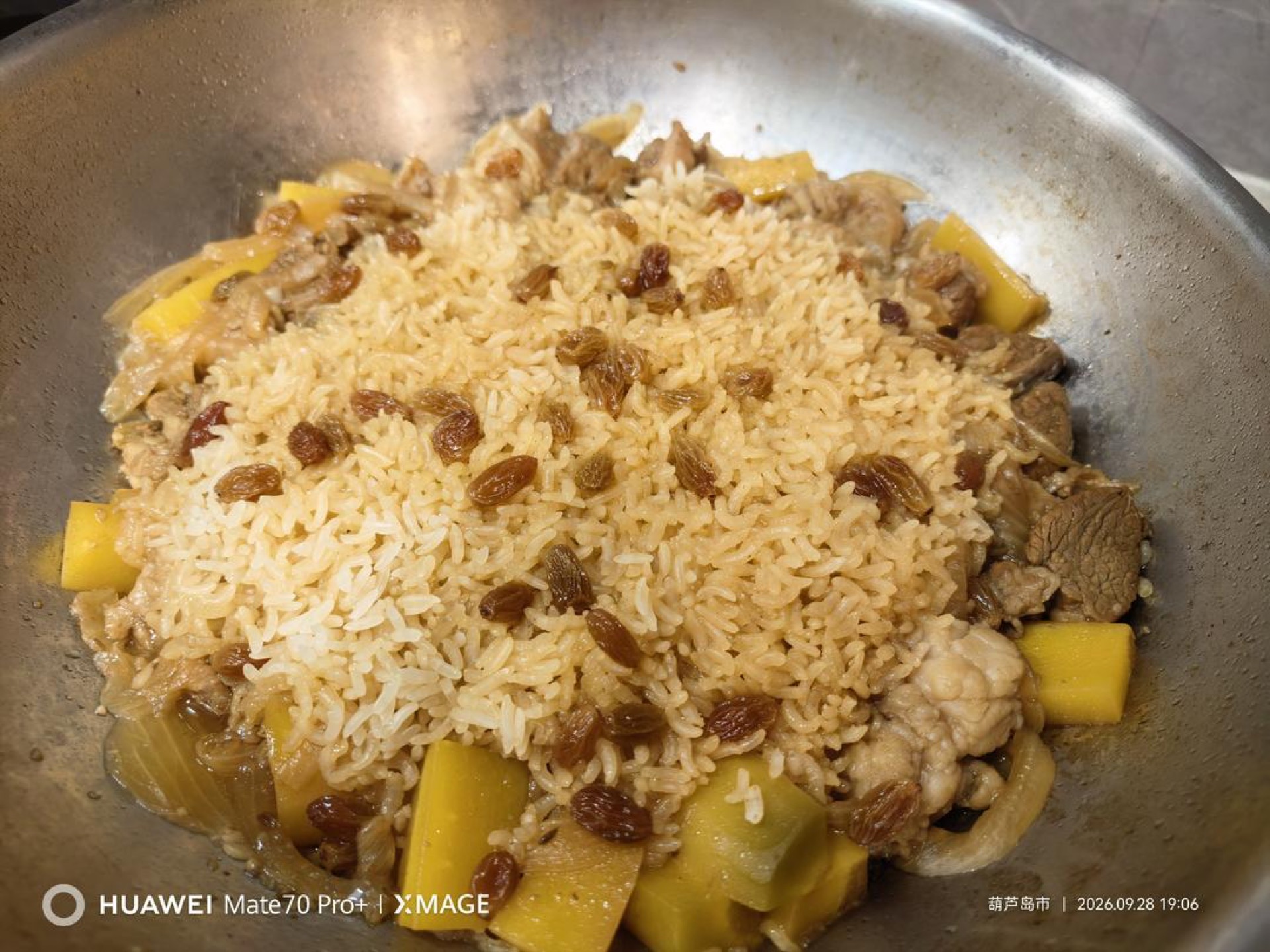 Cook for another half hour, then fluff and serve.