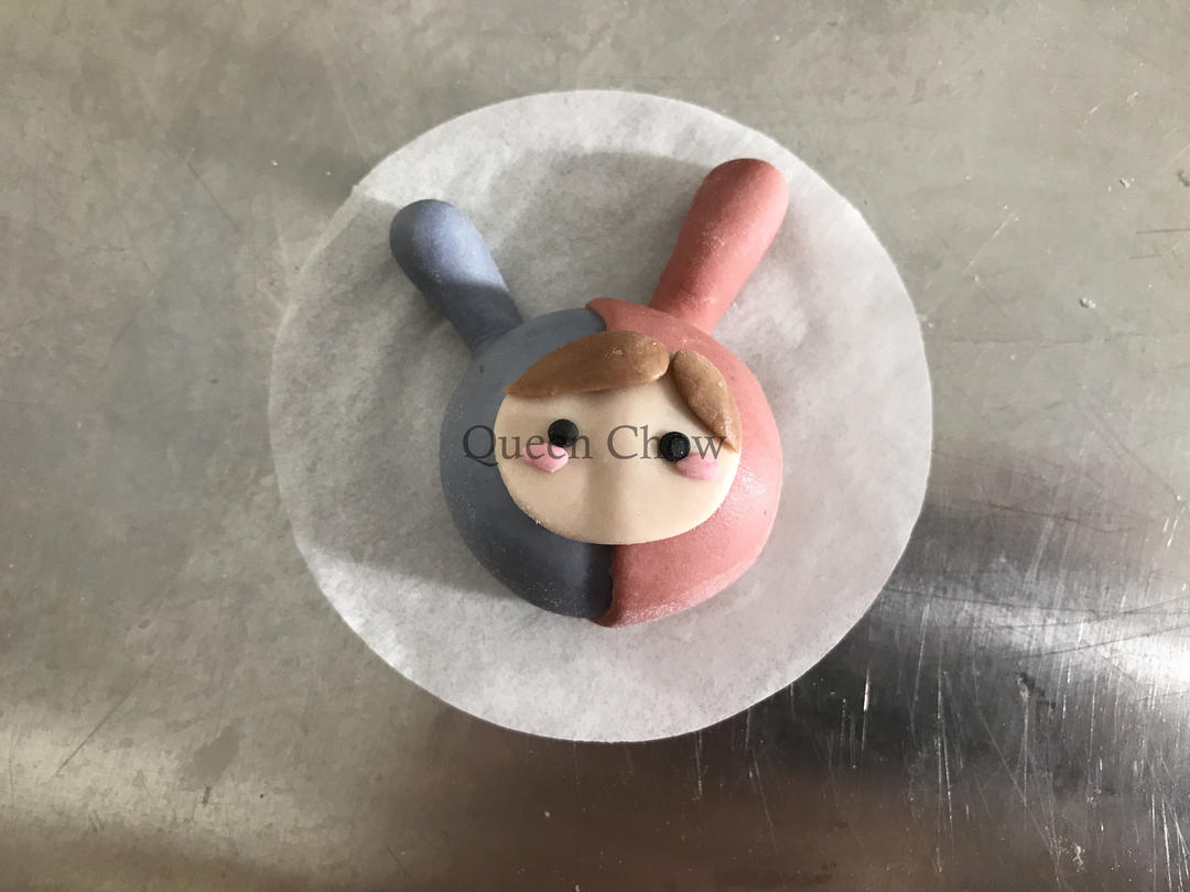 Add the face and hair
