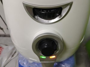 Air fry at 180°C (355°F), though 200°C (390°F) is faster if your air fryer runs cool, for 15 minutes without flipping.