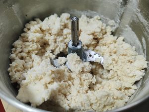Combine the flour, yeast, and cooled apple-yam puree in a food processor or mixer and blend until it forms a shaggy mixture, then turn it onto a board and knead until smooth; this