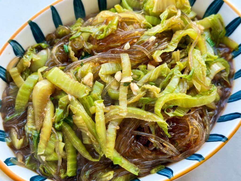 Braised Napa Cabbage with Vermicelli (白菜烧粉条): Silky Cabbage, Springy Noodles