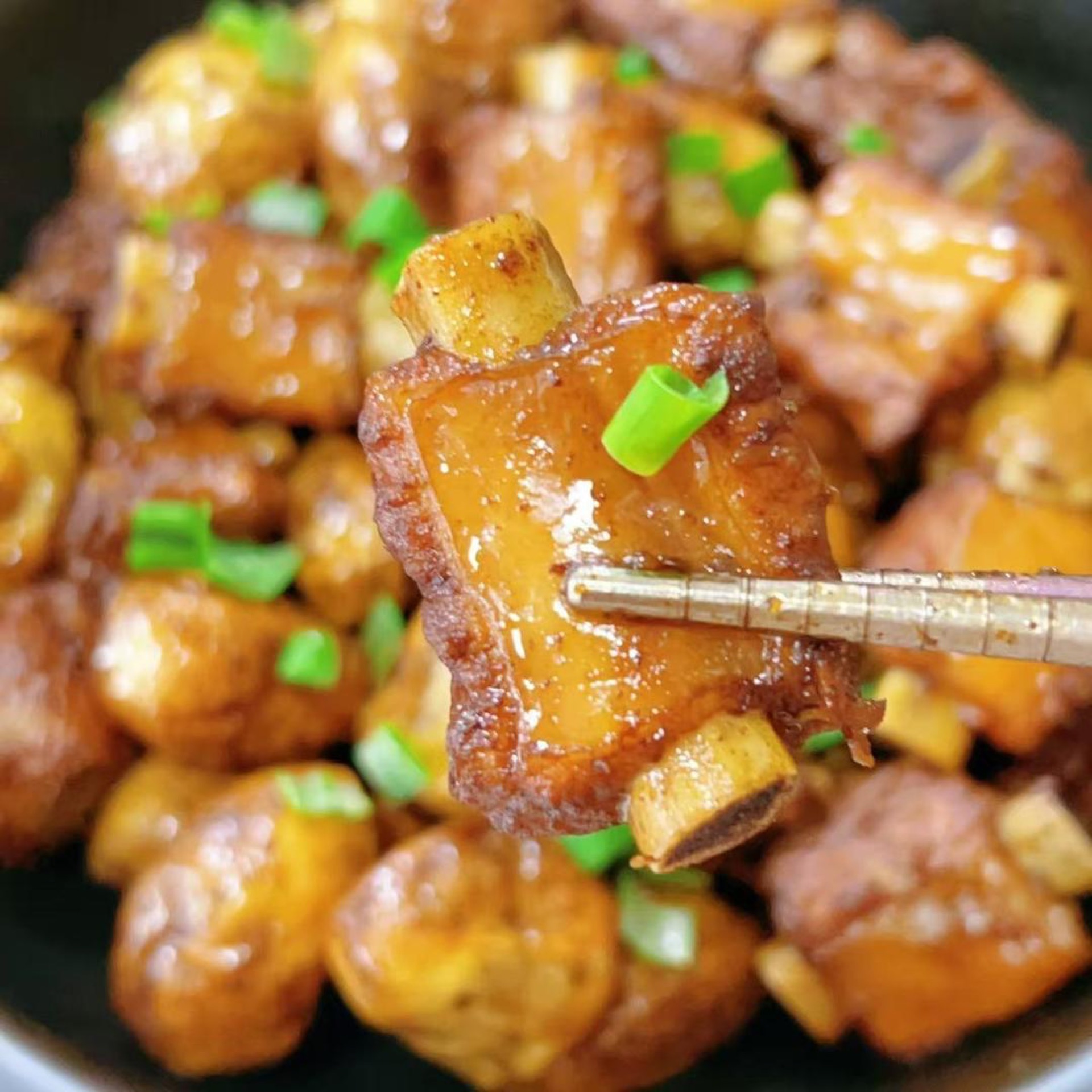 The ribs should be soft, tender, and falling off the bone.