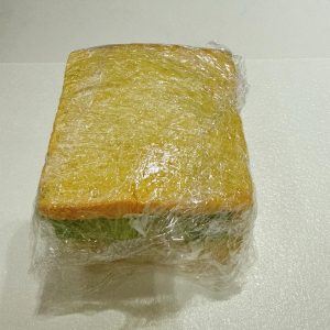 Wrap the sandwich tightly and firmly to hold everything together.