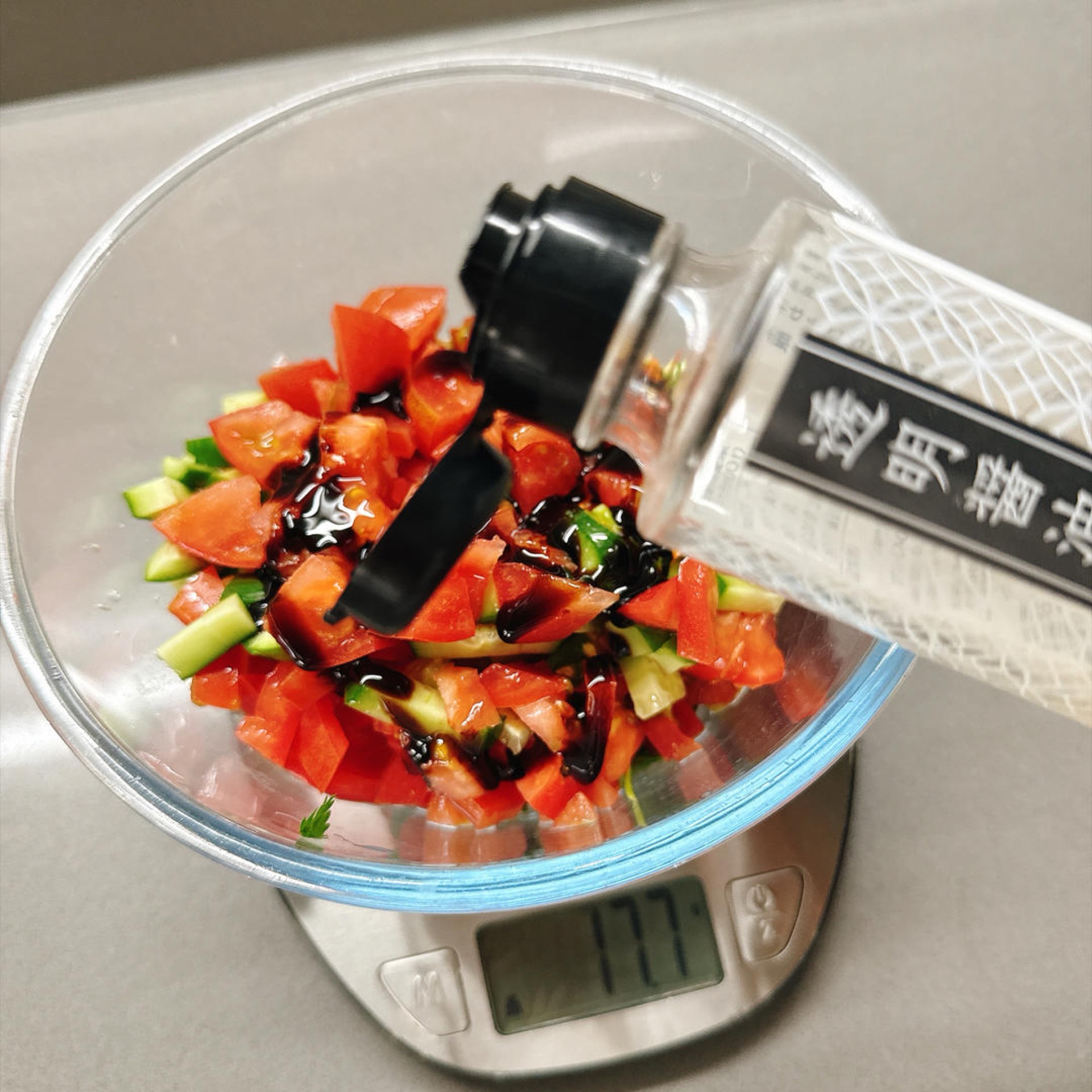 Add 1 teaspoon of salt; I used Japanese clear soy sauce, but anything that adds saltiness works.