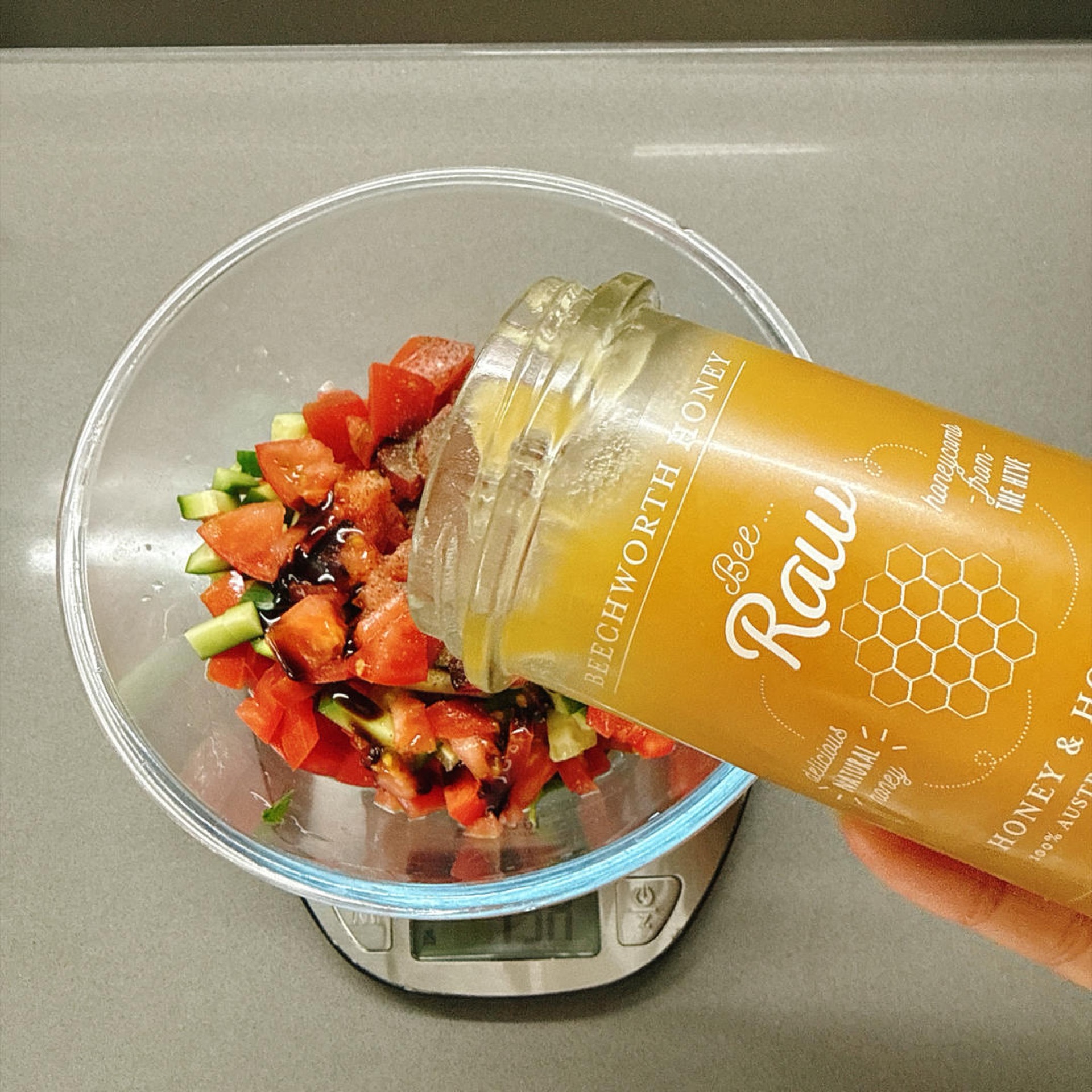 Add 1 spoonful of honey.