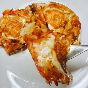 Dip them in a little ketchup or chili flakes — they are fantastic, and they work just as well as breakfast or as a main during a lighter eating stretch.