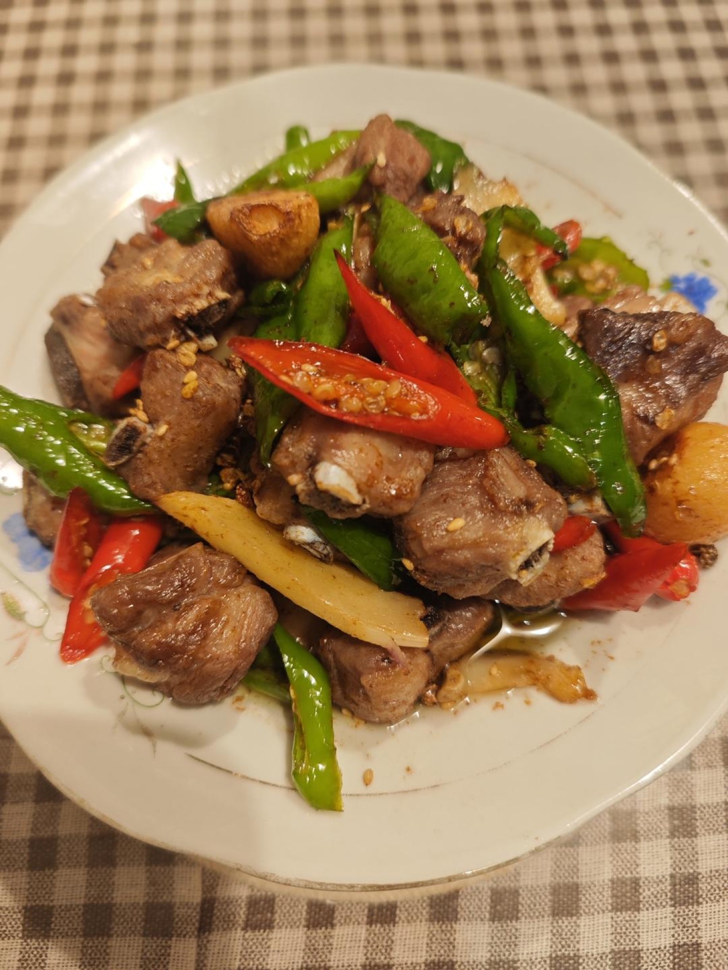 Give it a few more tosses and it is ready to come out of the wok — dry, fragrant, and deeply savory.
