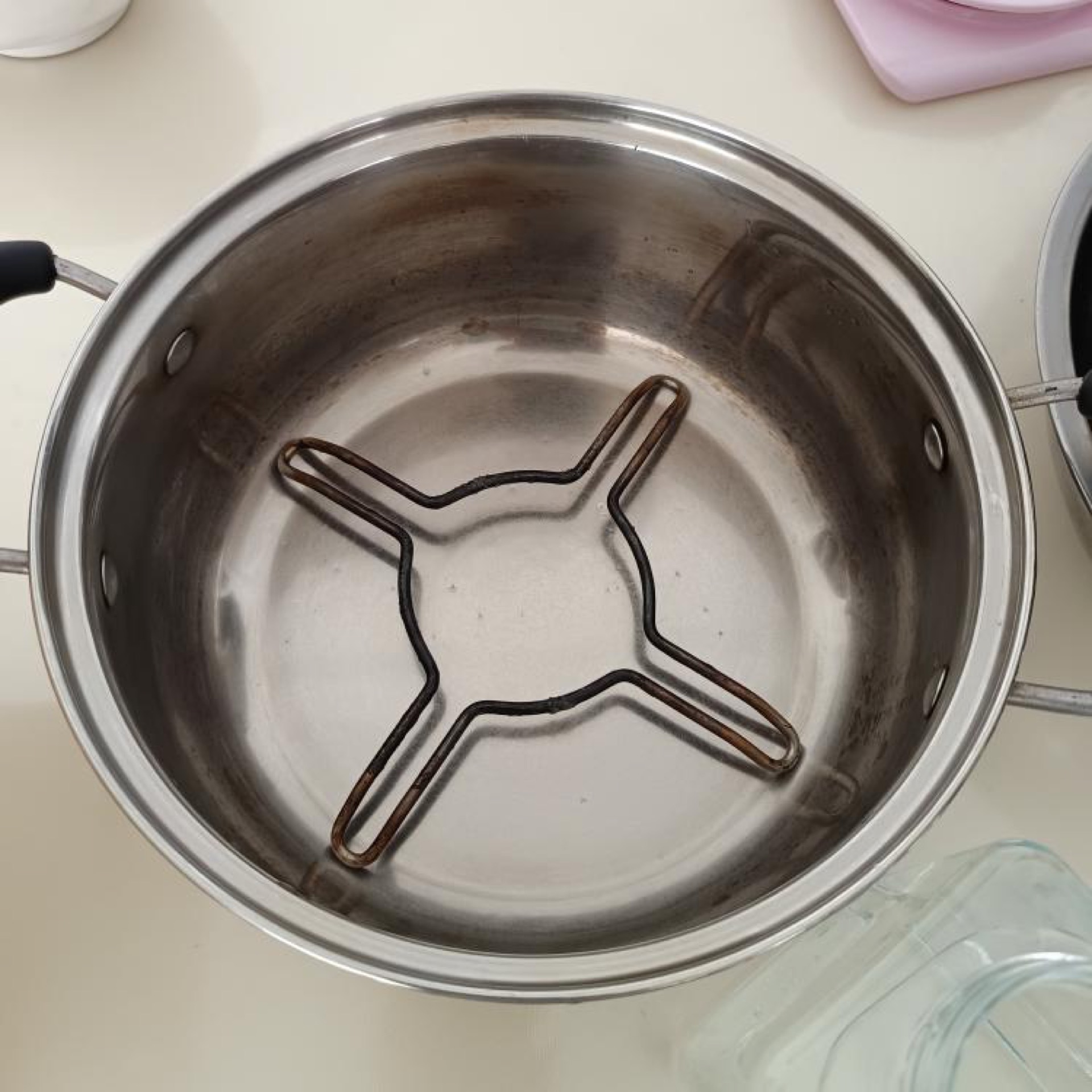 Place a rack underneath the tofu box so air can move all the way around it while the tofu drains.