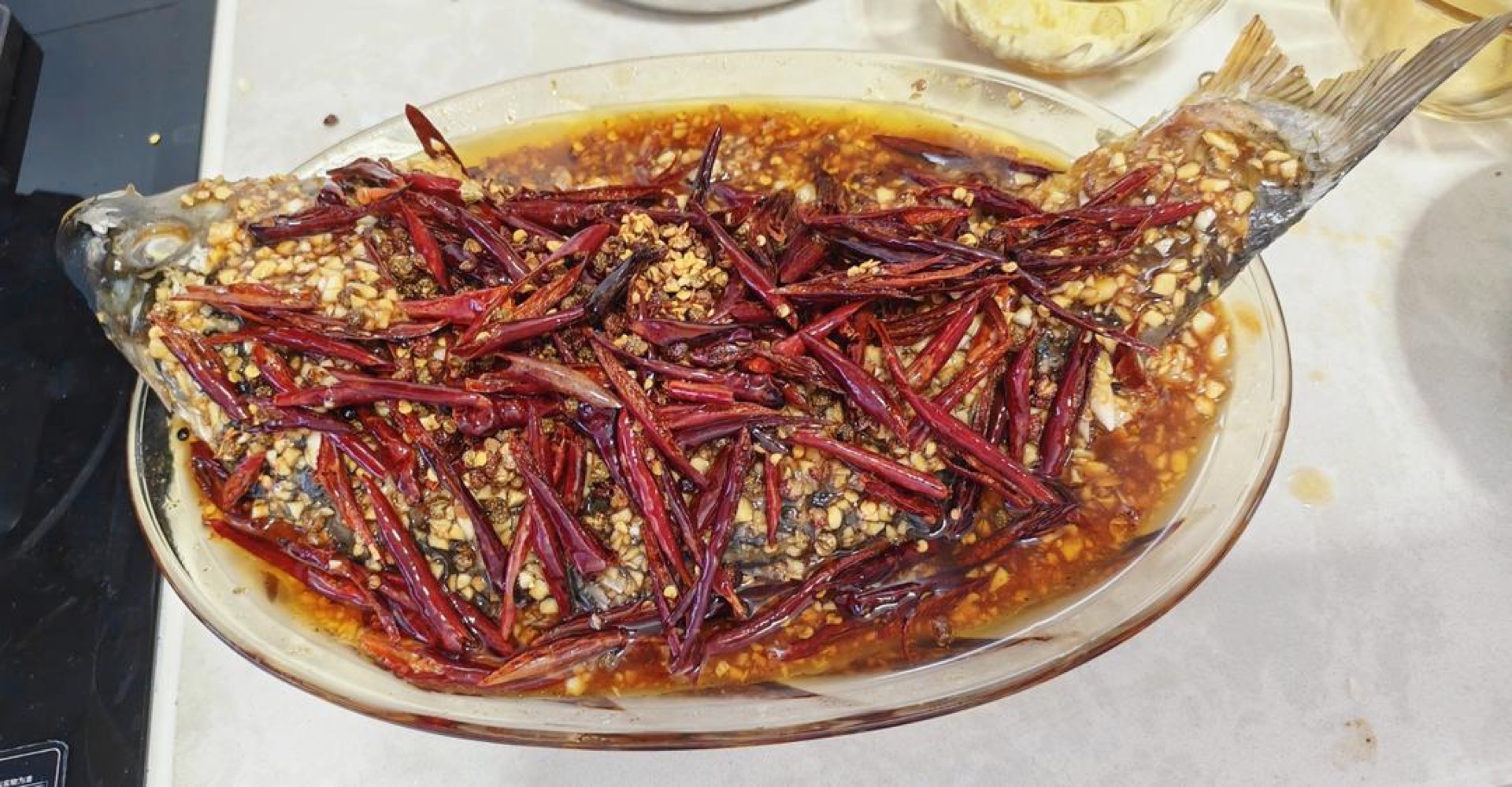 The recreated garlic blast fish turns out especially well — spoon the sauce and oil over the fish at the table and serve right away.