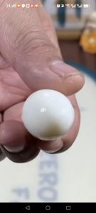 Peel the quail eggs.