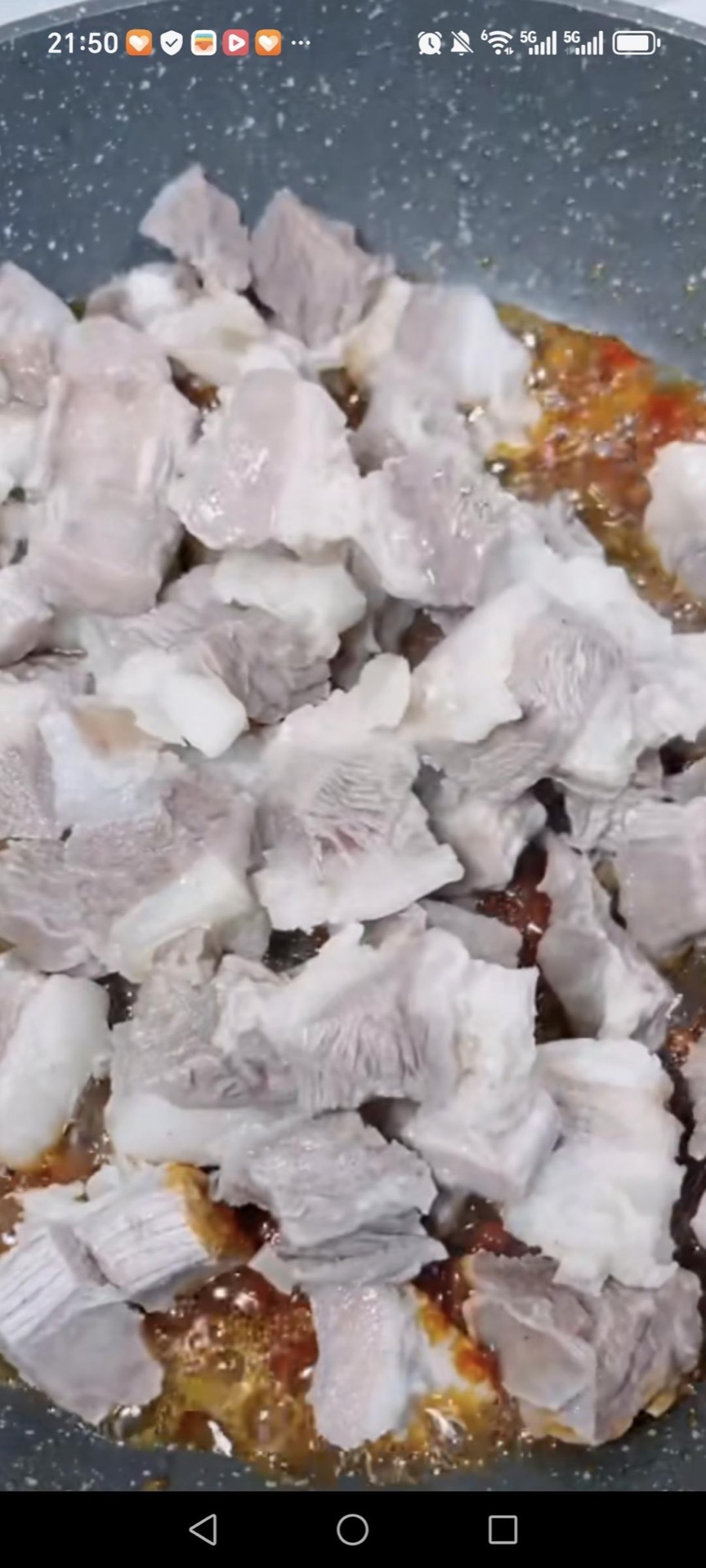 Add the beef and stir-fry.
