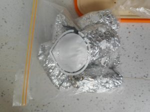Portion the slices, wrap them in foil, and freeze; thaw in the refrigerator the night before you want to eat.