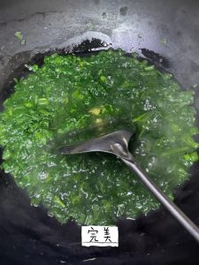 Ladle the soup into bowls and serve it hot.