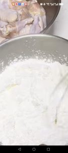Whisk the cornstarch, flour, salt, and baking powder together until evenly combined.