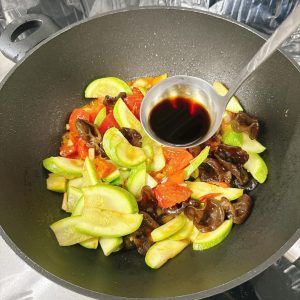Add 1 spoonful of light soy sauce.